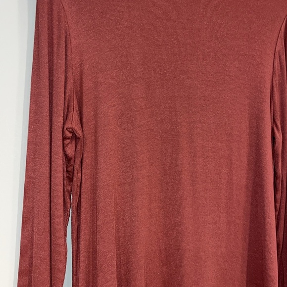 A NEW DAY Women’s XL Ribbed Mock Neck Long Sleeve Blouse Lightweight Sweater - Picture 2 of 5